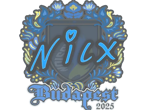 Sticker | nicx | Budapest 2025