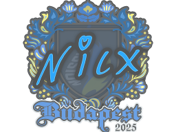 Sticker | nicx | Budapest 2025