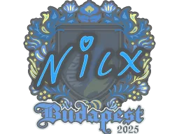 Sticker | nicx | Budapest 2025