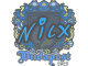 Sticker | nicx | Budapest 2025