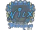 Sticker | nicx | Budapest 2025 CS2 skin