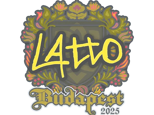 Sticker | latto | Budapest 2025