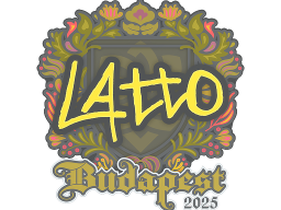 Sticker | latto | Budapest 2025