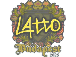 Sticker | latto | Budapest 2025