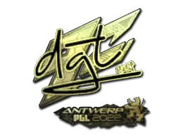Sticker | dgt (Gold) | Antwerp 2022