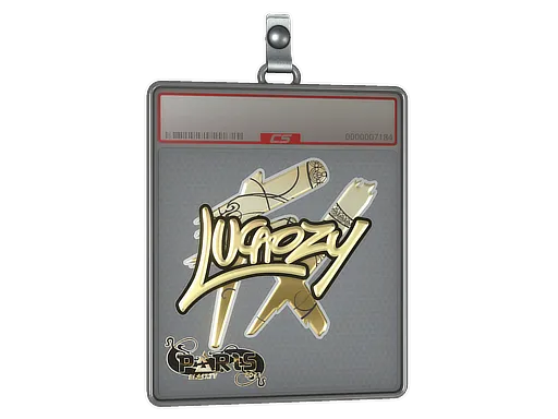 Sticker Slab | Lucaozy (Gold) | Paris 2023