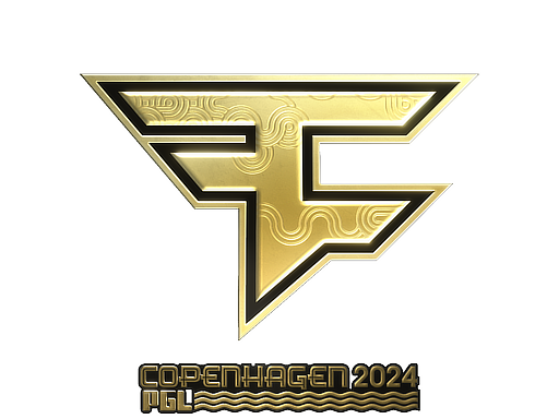 Sticker | FaZe Clan (Gold) | Copenhagen 2024