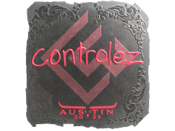Sticker | controlez (Foil) | Austin 2025