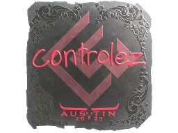 Sticker | controlez (Foil) | Austin 2025