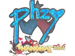 Sticker | phzy (Glitter) | Shanghai 2024
