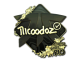 Sticker | nicoodoz (Gold) | Rio 2022