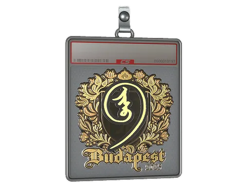 Sticker Slab | nin9 (Gold) | Budapest 2025
