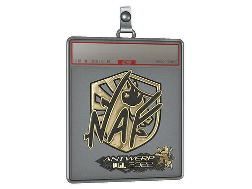 Sticker Slab | NAF (Gold) | Antwerp 2022
