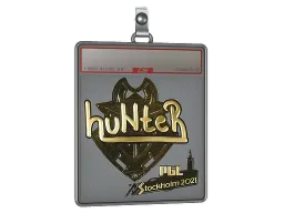 Sticker Slab | huNter- (Gold) | Stockholm 2021