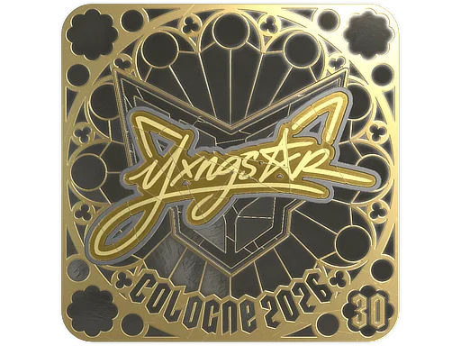 Sticker | yxngstxr (Gold, Ranked) | Cologne 2026