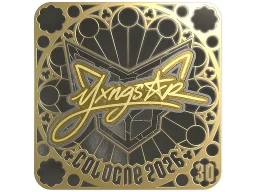 Sticker | yxngstxr (Gold, Ranked) | Cologne 2026