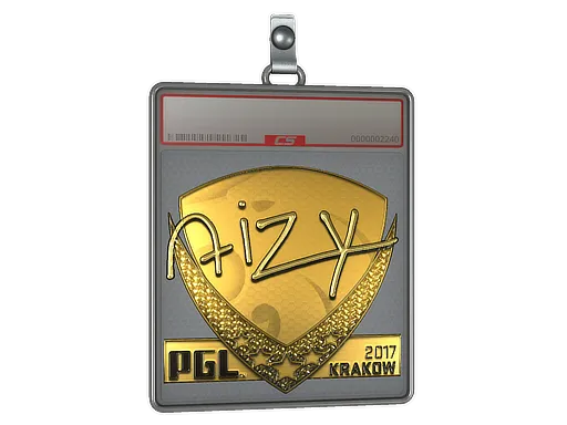 Sticker Slab | aizy (Gold) | Krakow 2017