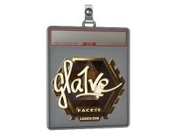 Sticker Slab | gla1ve (Gold) | London 2018