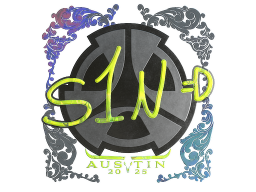 Sticker | s1n (Holo) | Austin 2025