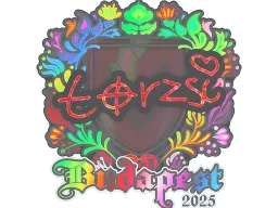 Sticker | torzsi (Holo) | Budapest 2025