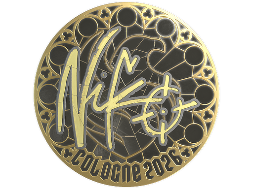 Sticker | NiKo (Gold) | Cologne 2026