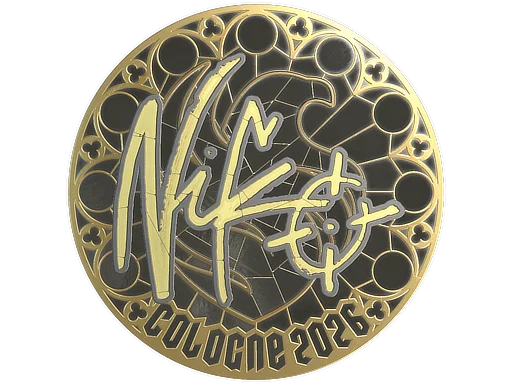 Sticker | NiKo (Gold) | Cologne 2026