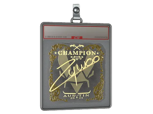Sticker Slab | ZywOo (Gold, Champion) | Austin 2025