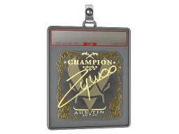 Sticker Slab | ZywOo (Gold, Champion) | Austin 2025