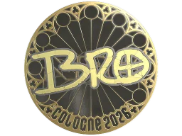 Sticker | br0 (Gold) | Cologne 2026