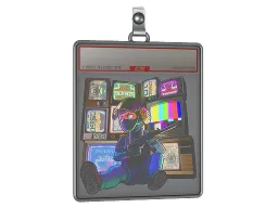Sticker Slab | TV Installation (Lenticular)
