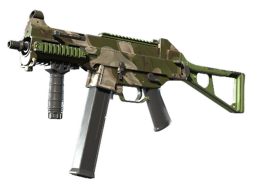 UMP-45 | Green Swirl (Field-Tested)