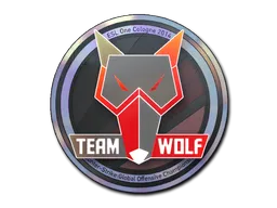 Sticker | MTS GameGod Wolf (Holo) | Cologne 2014