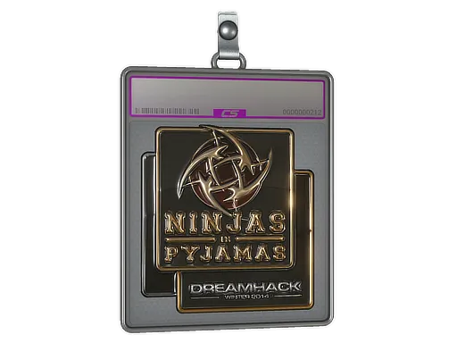 Sticker Slab | Ninjas in Pyjamas (Foil) | DreamHack 2014