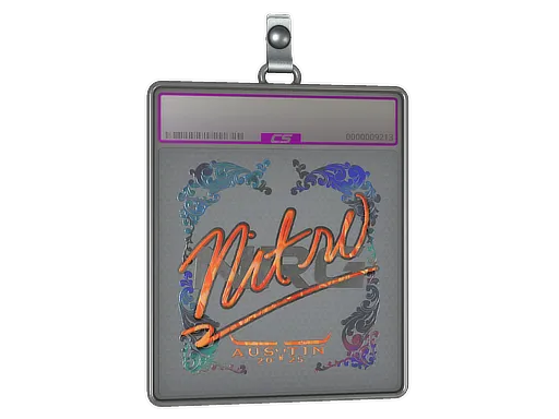 Sticker Slab | nitr0 (Holo) | Austin 2025