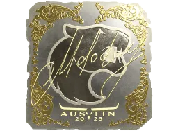Sticker | molodoy (Gold) | Austin 2025