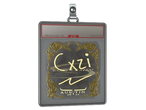 Sticker Slab | Cxzi (Gold) | Austin 2025