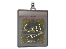 Sticker Slab | Cxzi (Gold) | Austin 2025