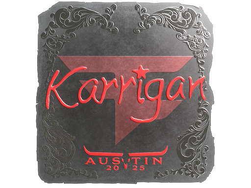 Sticker | karrigan (Foil) | Austin 2025