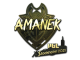 Sticker | AMANEK (Gold) | Stockholm 2021