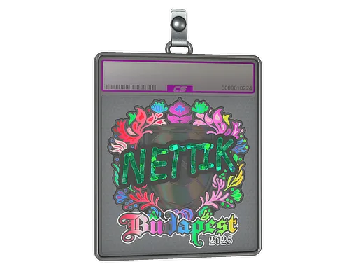 Sticker Slab | nettik (Holo) | Budapest 2025