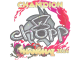 Sticker | chopper (Glitter, Champion) | Shanghai 2024