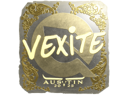 Sticker | vexite (Gold) | Austin 2025