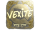 Sticker | vexite (Gold) | Austin 2025