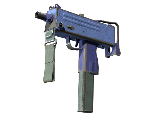 MAC-10 | Indigo (Battle-Scarred)