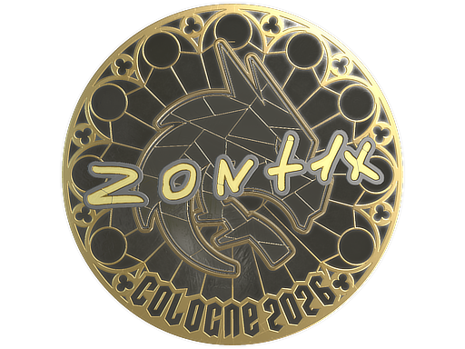 Sticker | zont1x (Gold) | Cologne 2026