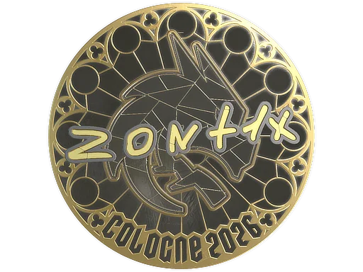 Sticker | zont1x (Gold) | Cologne 2026