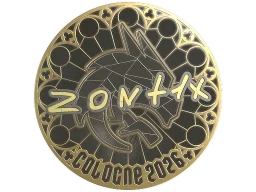Sticker | zont1x (Gold) | Cologne 2026