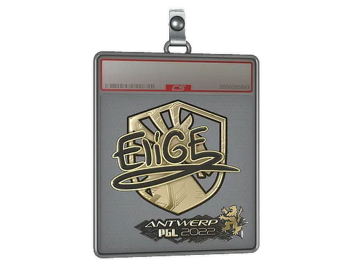 Sticker Slab | EliGE (Gold) | Antwerp 2022