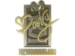 Sticker | dav1g (Gold) | Copenhagen 2024