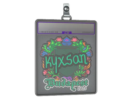 Sticker Slab | kyxsan (Embroidered) | Budapest 2025